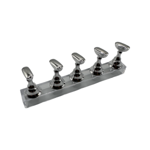 NAM24 Tiphalter - Präsentationsdisplay (Silber-Chrom)